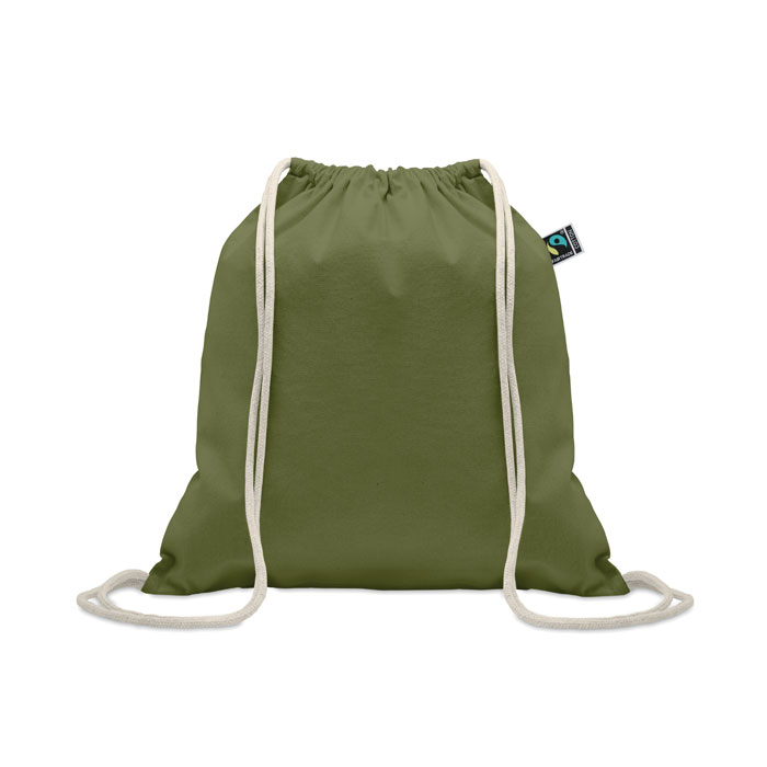 Sac à cordon en coton 180 g/m² à personnaliser Osole Draw Vert foncé